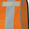 Pioneer Hi-Vis Mesh Safety Vest, Reflective Tape, 9 Pockets, Orange, XS V1024850U-XS